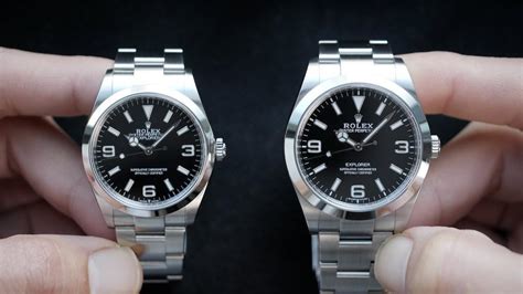 Rolex explorer 36mm vs 40mm